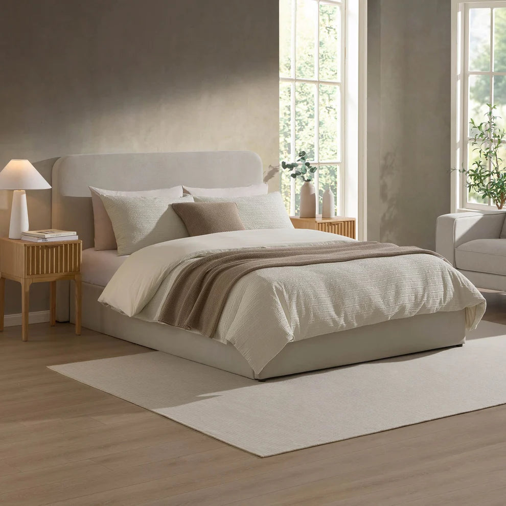 Kingston Upholstered Bed (Optional Ottoman Storage)